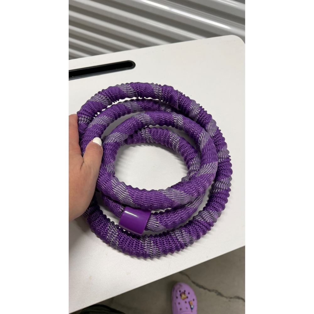 Purple Hula Soft Hoop Fitness Spring Weighted Flexible Waist Exercise Tool